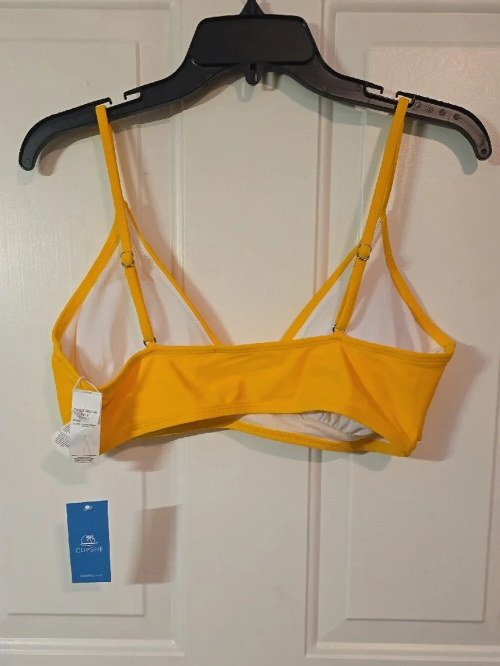 Cupshe Sunny Yellow Twist Bralette Bikini Set